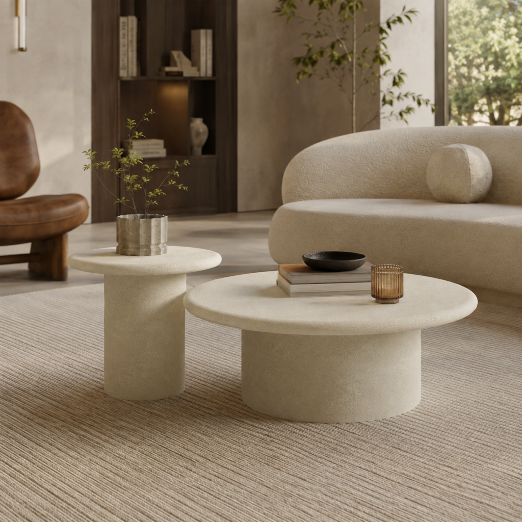 ALKO Microcement Coffee Table 48cm