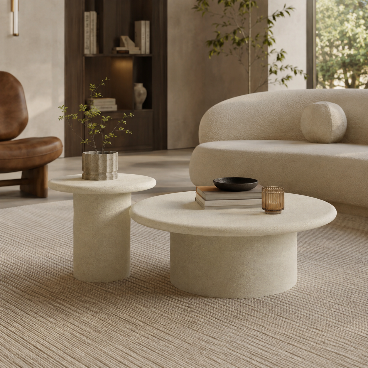 ALKO Microcement Coffee Table 48cm - Image 2