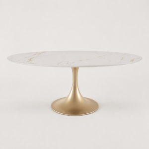 NYMPHEA Dining Table With Gold Legs, 180 cm - Image 3