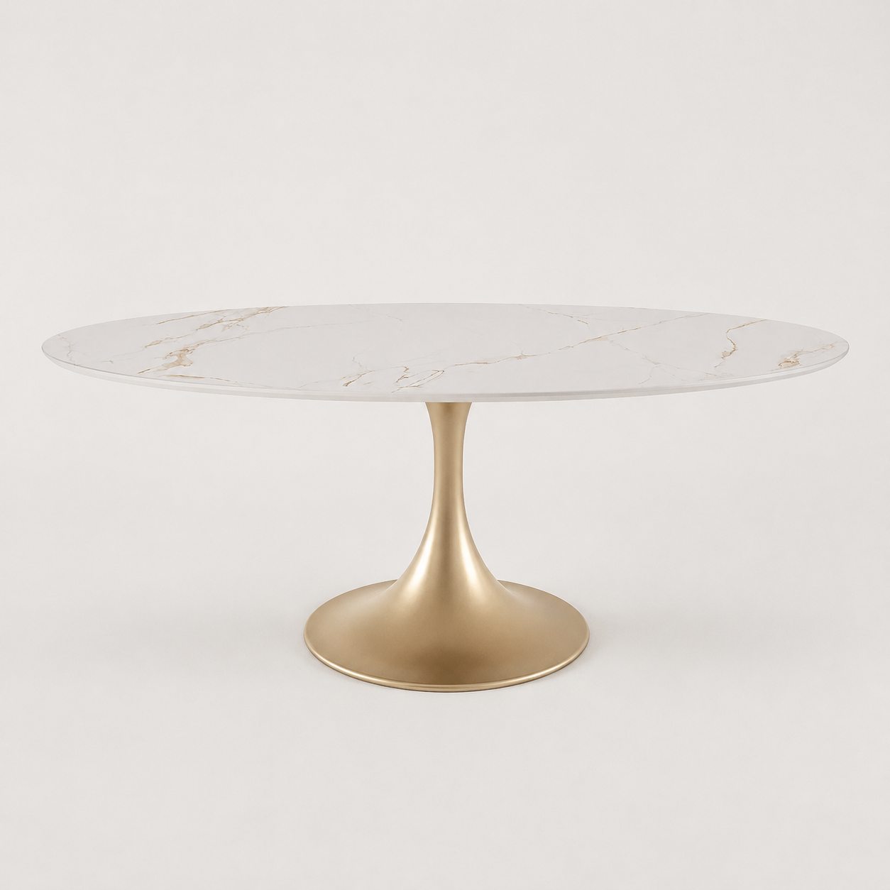 NYMPHEA Dining Table With Gold Legs, 180 cm - Image 3