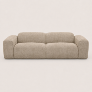 NOVA Woven Velvet 3-seater Sofa - Image 3