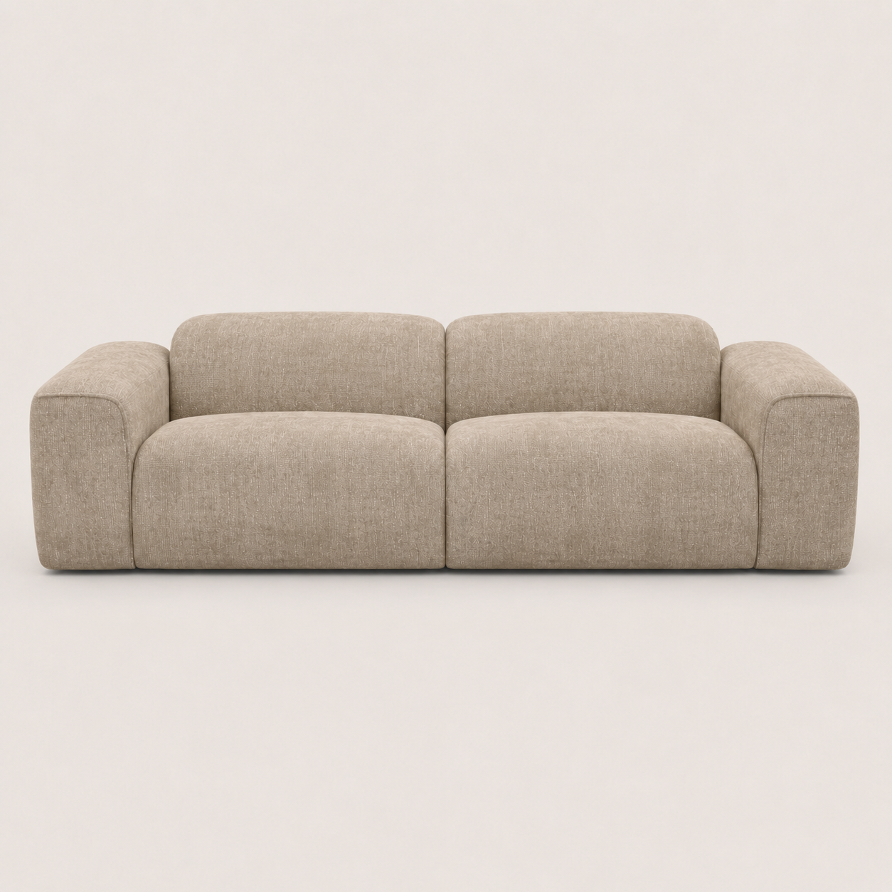 NOVA Woven Velvet 3-seater Sofa - Image 3