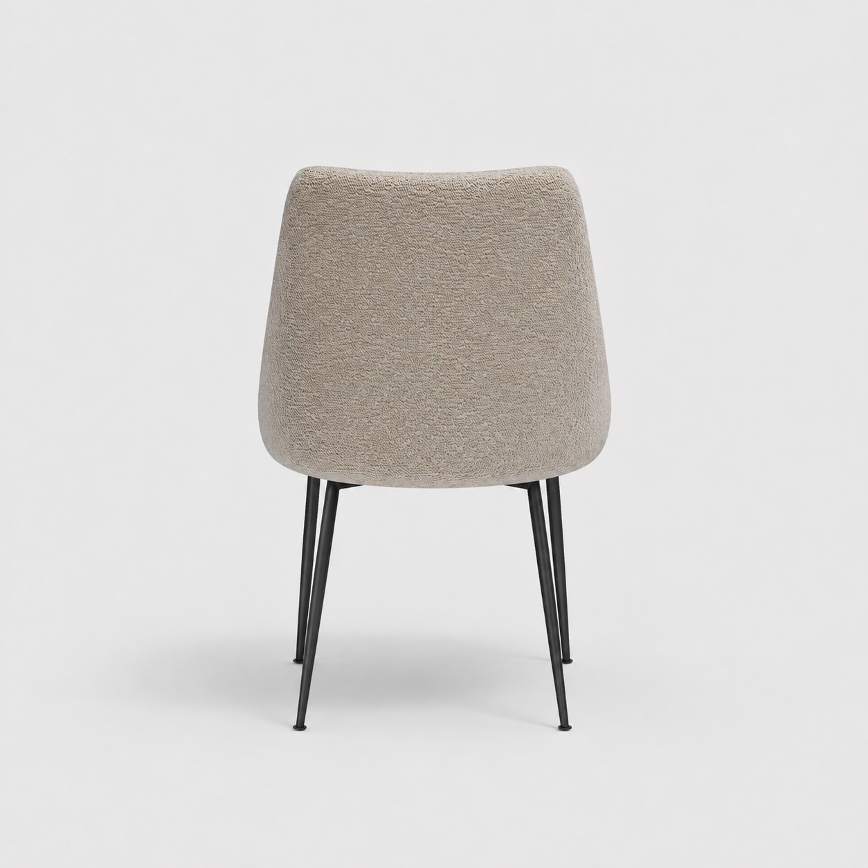 Set of 2 RAKL Bouclette Chairs With Black Legs - Image 5
