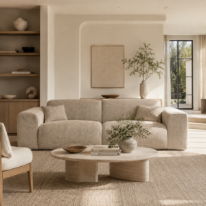 NOVA Woven Velvet 3-seater Sofa - Image 2