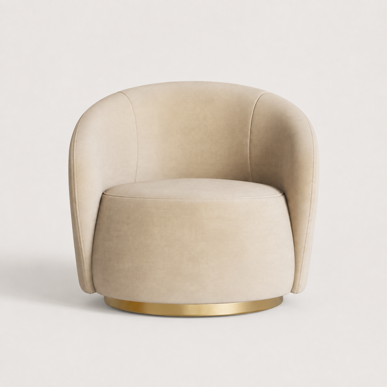 JADE Velvet Swivel Armchair - Image 3