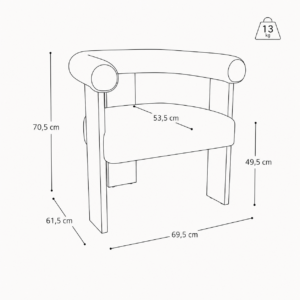 KLOE Boucle Armchair - Image 7