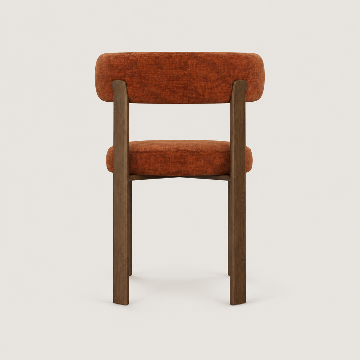 Set Of 2 OREN Terracotta Embossed Velvet Chairs - Image 5