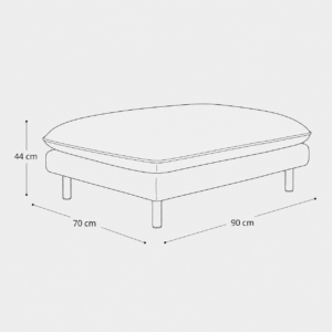 ISAK Velvet Pouf - Image 4