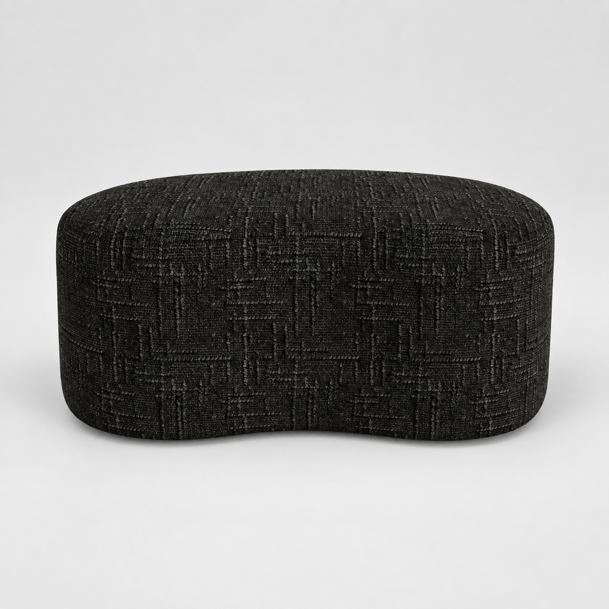 OVO Pouf 80 cm Woven Velvet - Image 3