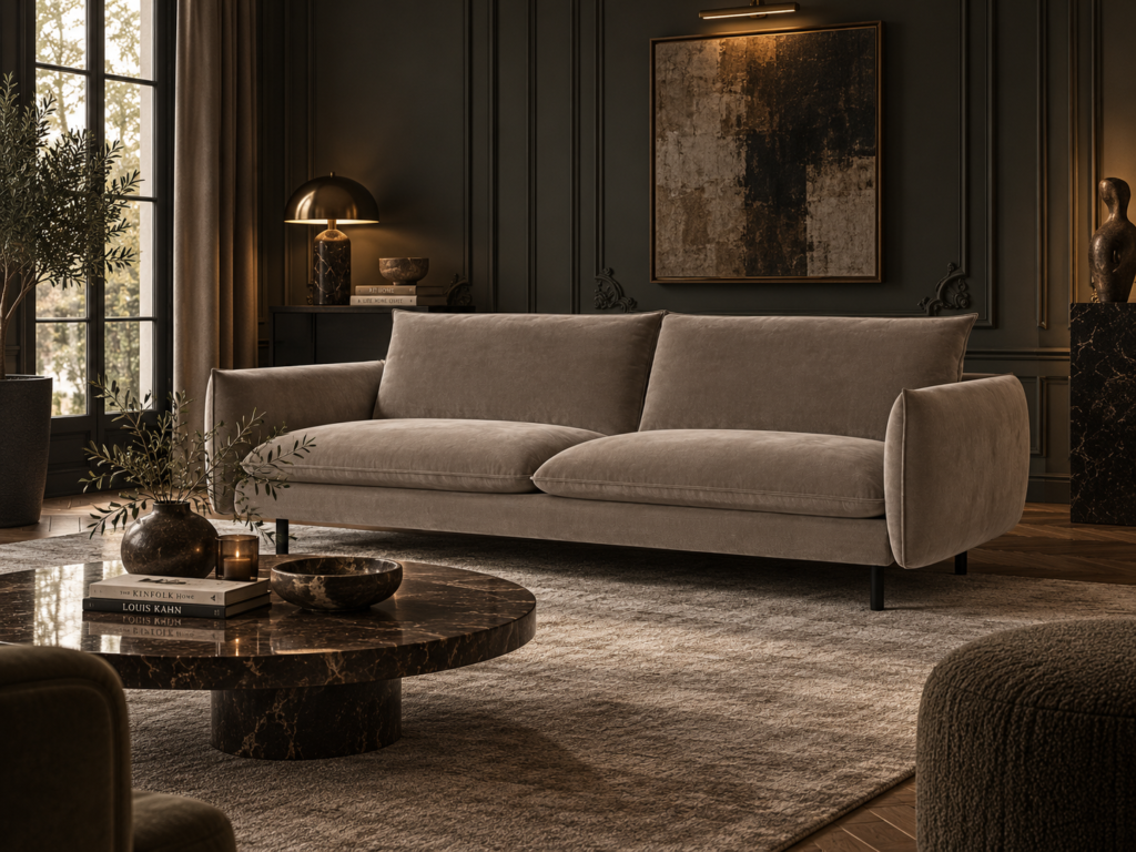 ISAK 2-seater Velvet Sofa