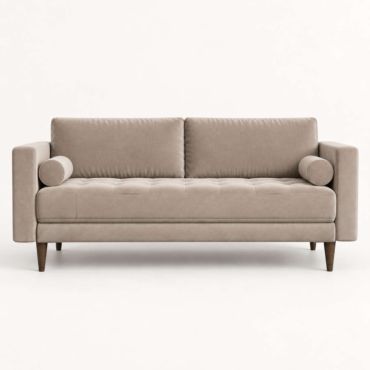 JAKOB 3-seater Velvet Sofa - Image 3