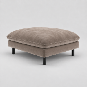 ISAK Velvet Pouf - Image 1