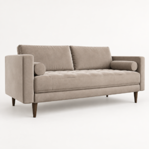 JAKOB 3-seater Velvet Sofa - Image 1