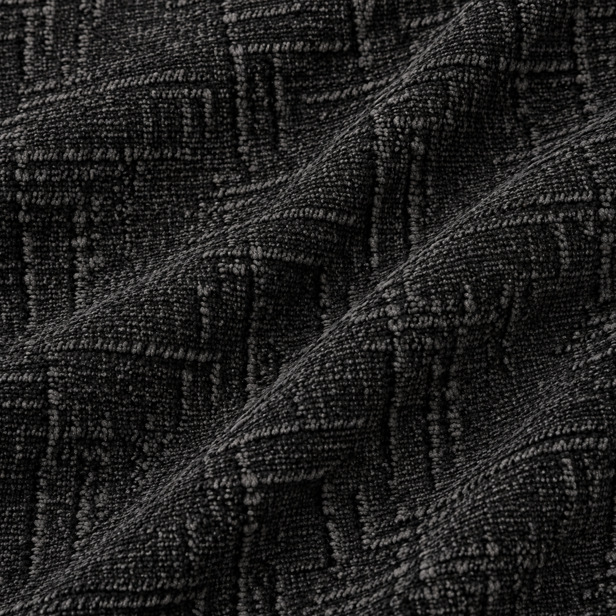 OVO Pouf 80 cm Woven Velvet - Image 5
