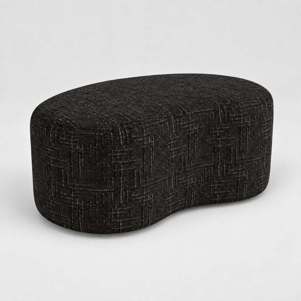 OVO Pouf 80 cm Woven Velvet