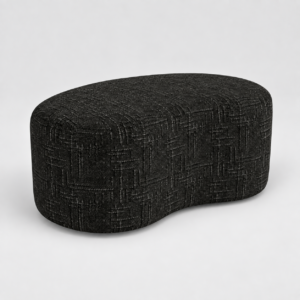 OVO Pouf 80 cm Woven Velvet - Image 1